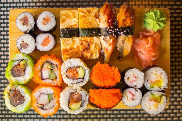 sushi in japan